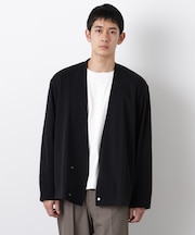 「FORMAL JERSEY」ノーカラーカーディガン