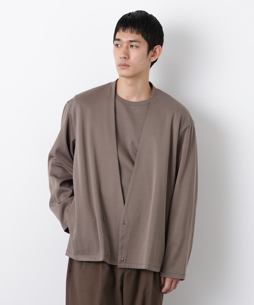 「FORMAL JERSEY」ノーカラーカーディガン