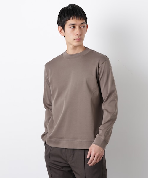 FORMAL JERSEY」モックネックカットソー長袖｜ナノ・ユニバースの通販