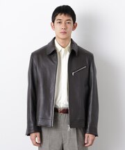 ラムナッパレザーライダースジャケット