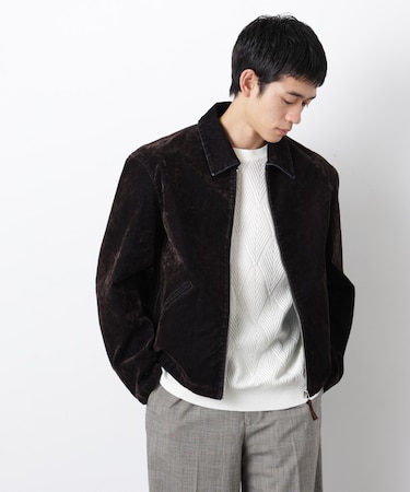 フロッキーデニム スポーツジャケット