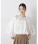 前後2wayサテンボリュームスリーブブラウス