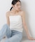 ストレッチポンチカップ付きベアトップキャミソール
