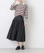 ローギャザーミディスカート