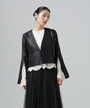 スリットスリーブショートジャケット