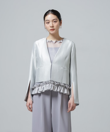 スリットスリーブショートジャケット