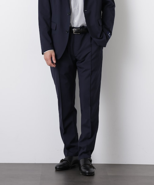 ｢DamerinoSelect｣JAPANfabricウールストレッチパンツ（セットアップ可）