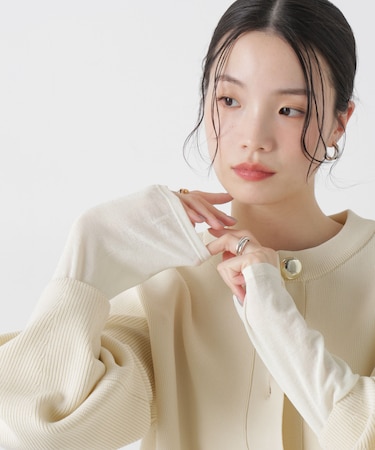 スラブシアーロングスリーブTシャツ