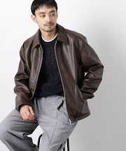 フェイクレザー「WARP PRINT」ライニング