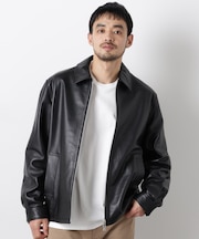 レザーシングルライダースジャケット