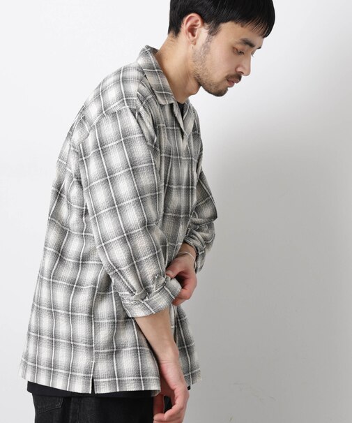 マイクロシアサッカーチェックシャツ