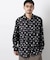 「EDITRIAL PRINT」アートフラワーシャツ