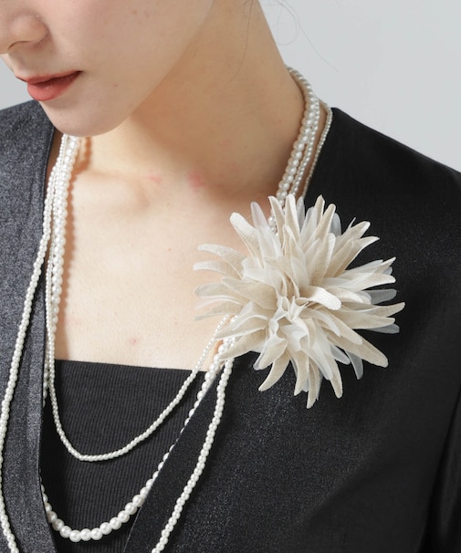 ダリアコサージュ