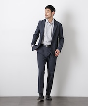 ｢Damerino｣ 軽量ジャージーデニムライクストレッチセットアップ