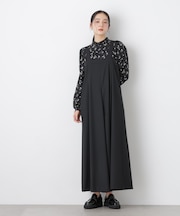 ワイドフレアサロペット