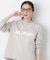 ロゴプリントロングスリーブTシャツ