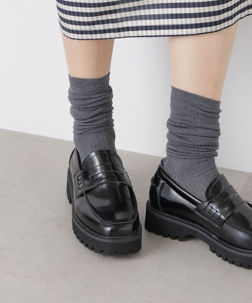 疑似リブラメハイソックス