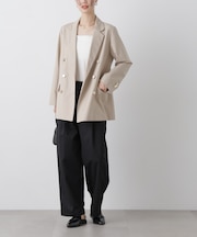 ツイルストレッチワンタックパンツ