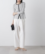 ツイルストレッチワンタックパンツ