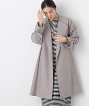 シャンブレーツイルラップコート