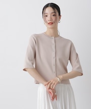 洗濯機洗い可UVカット接触冷感半袖カーディガン