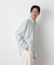 エンブロイダリーシルキーシャツ