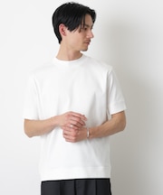 「FORMAL JERSEY」モックネックカットソー半袖