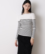 「STEVELOUR」ボーダーフィットニット