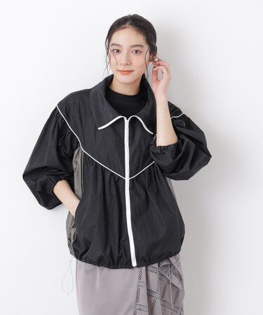 シアーライトギャザーブルゾン