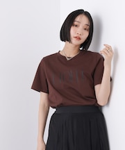 接触冷感&紫外線防止機能 ロゴプリントTシャツ