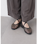 ストラップメッシュバレエシューズ