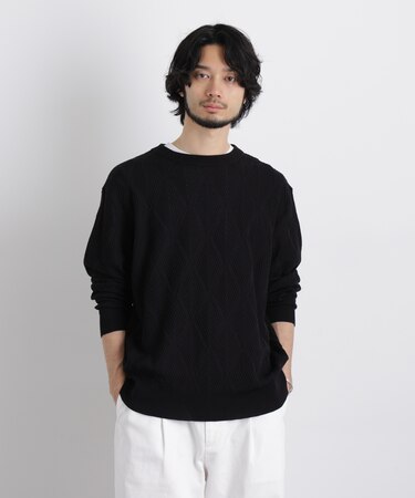 ハイツイストテクスチャーニット