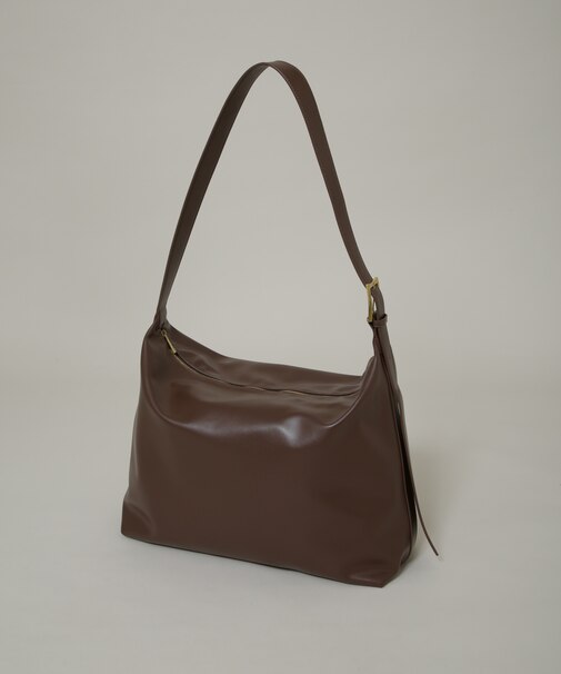 ｢WARP PRINT｣ ライニング フェイクレザーショルダー