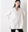 「STEVELOUR」コットンレースアップチュニックシャツ