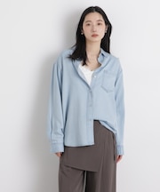 テンセルデニムリラックスシャツ(セットアップ可)