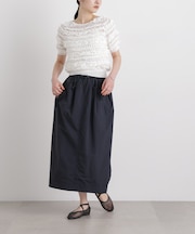 ギャザージップミディスカート