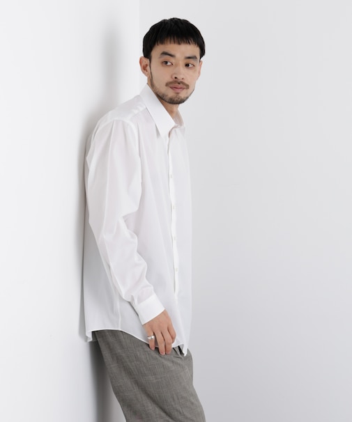GIZAcotton mixフォーマルドレスシャツ