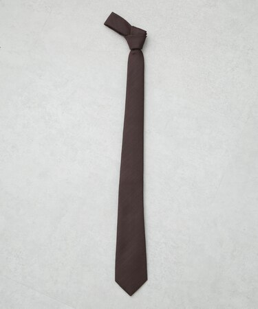 京都西陣ウォッシャブルヘリンボーンソリッドネクタイ