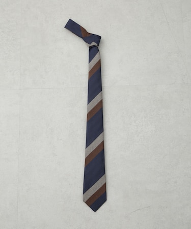 京都西陣ウォッシャブルストライプネクタイ