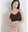 レースジャガードカップ取り外しクロップドキャミソール