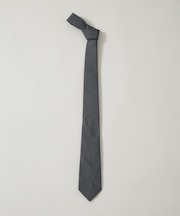 京都西陣ウォッシャブルメランジソリッドネクタイ