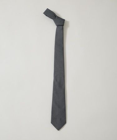 京都西陣ウォッシャブルメランジソリッドネクタイ