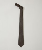 京都西陣ウォッシャブルメランジソリッドネクタイ