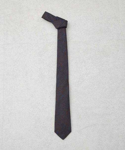 京都西陣ウォッシャブルシャドーペイズリーネクタイ2