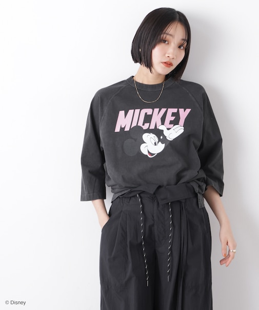 GOOD ROCK SPEED／ Mickey ／ 7／S T-Shirt Charcoal