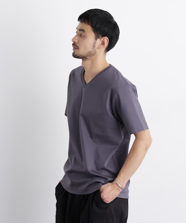 アンチスメル Vネック Tシャツ 半袖