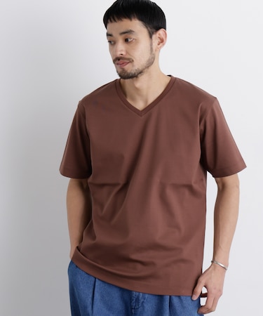 アンチスメル Vネック Tシャツ 半袖