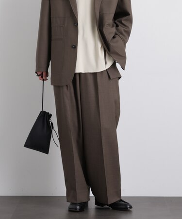 「Gavante」ドライギャバワイドカーゴパンツ