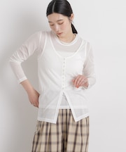 シアータンク＋ロンTレイヤードセット