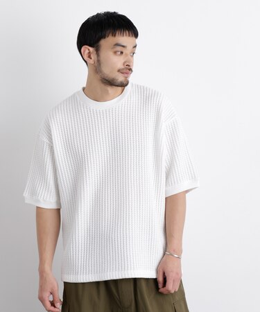 オニワッフルワイドTシャツ 半袖